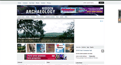 Desktop Screenshot of hiddenarchaeology.com