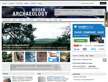 Tablet Screenshot of hiddenarchaeology.com